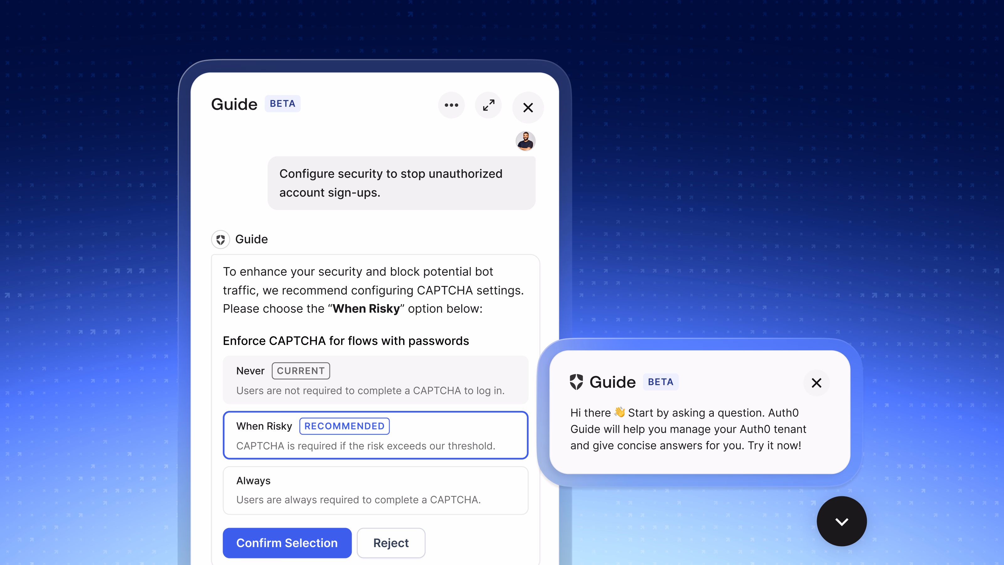 Guide with Okta AI preview
